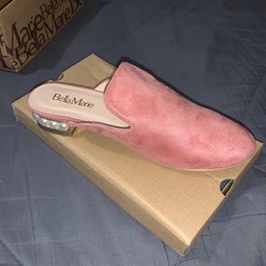 Mauve Suede mules